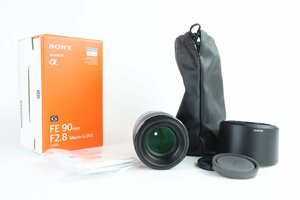 SONY ソニー α FE 90mm 2.8 Macro G OSS SEL90M28G レンズ デジタル一眼カメラ Eマウント用★F