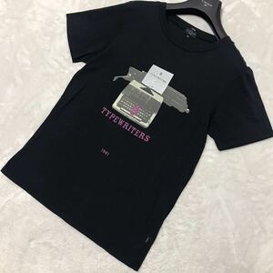 ポールスミス Paul Smith 半袖Tシャツ ダークネイビー サイズ M プリント カットソー 