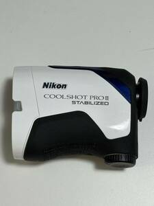 中古　Nikon COOLSHOT PRO II STABILIZED ゴルフ用レーザー距離計 高低差対応 手ブレ補正 完動品 