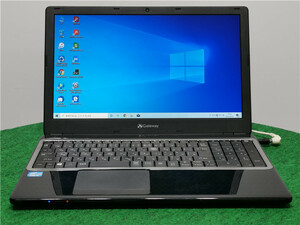 カメラ内蔵/中古/15.6型/ノートPC/Windows10/新品SSD256/8GB/3世代i3/GateWay　NE570-F34D 無線マウス/office搭載/HDMI/無線WIFI/テンキー