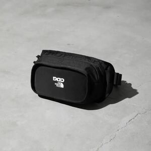 送料無料 黒 CDG x THE NORTH FACE EXPLORE HIP PACK WAIST BAG Black コムデギャルソン ノースフェイス ウエストバッグ 新品未使用