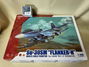 【未組立,美品,オマケ】グレートウォールホビー製 1/48 Su-30SM フランカーH [L4830]&フランカー特色セット