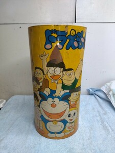 ドラえもん ゴミ箱 缶 ダストボックス 高さ約43cm レトロ