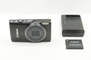 【適格請求書発行】美品 Canon キヤノン IXY 640 コンパクトデジタルカメラ ブラック【アルプスカメラ】240419c