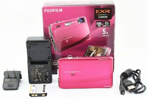 FUJIFILM FinePix Z900 EXR ピンク 16.0MP [美品] 元箱 充電器 バッテリー付き 光学5倍 フルHD