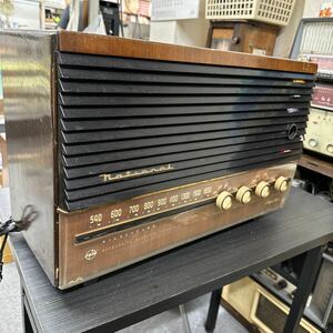 National Magna Super 6BQ5 真空管 ラジオ アンティーク ナショナル 昭和レトロ