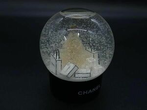 1円 ■美品■ CHANEL シャネル ココマーク スノードーム 2012年 オブジェ 置物 インテリア アイボリー系 FA5563