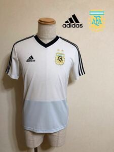 【新品】 adidas Argentina アディダス サッカー アルゼンチン代表 ドライ クライマクール ウェア Tシャツ トップス 半袖 サイズM CF2626