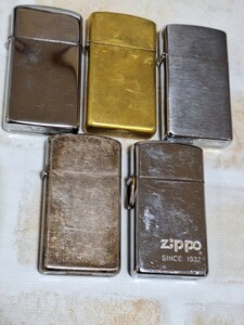 ＼＼＼ZIPPO＼＼＼　ジッポ　スリム　まとめ売り　中古品