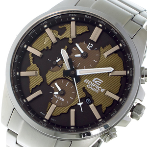 カシオ CASIO エディフィス EDIFICE クロノ クォーツ メンズ 腕時計 ETD300D5AV ブラウン ブラウン