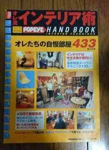 レア 希少 ポパイ POPEYE 役立ち保存版 オレ流 インテリア術ファッション 雑誌 オレ達の自慢部屋 インテリア コーディネート 男性 メンズ