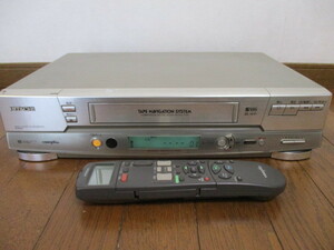 HITACHI日立 7B-BS95　S-VHS ビデオデッキ　リモコン付属　動作品