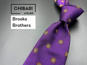 【新古品】BrooksBrothers　ブルックスブラザーズ　ドット柄　ネクタイ　3本以上送料無料　パープル　0305136