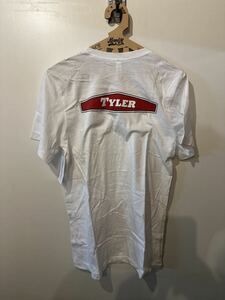 tyler surfboard 激レアTシャツ　サイズM 未使用　ホワイト スキップフライ　クリステンソン　キャプテンフィン　ドナルドタカヤマ