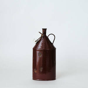 古いオイル缶 1920年代 欧州 / アンティーク 古道具 ボトル 花器 花入れ オブジェ