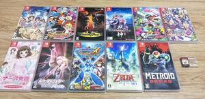 ★まとめ売り★ニンテンドースイッチソフト大量12本セット★ポケモン　メトロイド　ゼルダの伝説　ロックマン　スプラトゥーン等