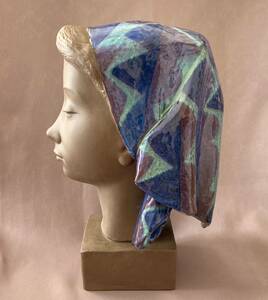 ロイヤルコペンハーゲン　大型　フィギュリン 女性頭部置物　頭像　Johannes Hedegaard ヴィンテージ　希少品 オブジェ　陶器人形　