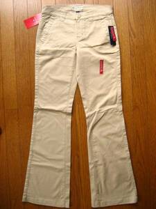 即決新品 TOMMY HILFIGER / トミーヒルフィガー ストレッチ コットンパンツ ベージュ系 S