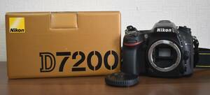 W4-97 【動作確認済み】 Nikon D7200 デジタル一眼レフカメラ ボディ ニコン カメラ 箱付き 現状品
