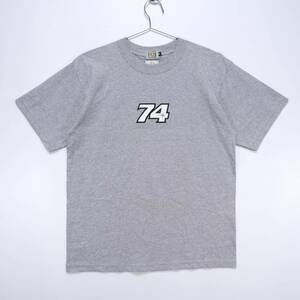 【送料無料】加藤大治郎 74 Tシャツ/MotoGP/グレー/Mサイズ