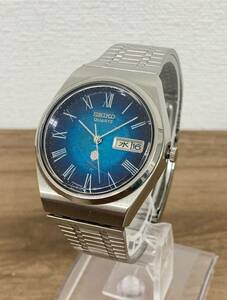 【7632】SEIKO セイコー TYPE Ⅱ Quartz QZ クオーツ メンズ 腕時計 ブルー 文字盤 4623-8030 コレクション メンズ ファッション