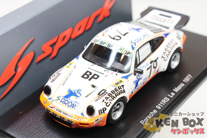 USED S=1/43 Spark スパーク S5519 Porsche ポルシェ 911RS LM1977 SAROME #79 中国製 現状渡し