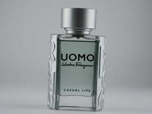 【残量9割】SalvatoreFerragamoフェラガモ■UOMOウォモカジュアルライフ■オードトワレ香水30ml