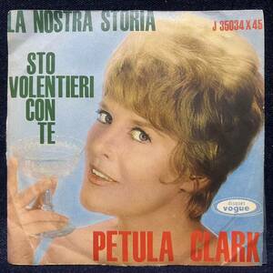 ◆イタリア盤EP/PETULA CLARK/LA NOSTRA STORIA/STO VOLENTIERI CON TE◆