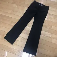 ルスーク　黒　パンツ　美シルエット　ズボン　スーツ　美品