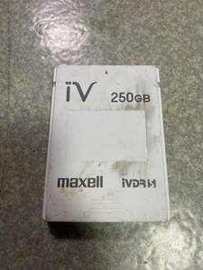 1円～ maxell マクセル iVDR-S 容量250GB カセットハードディスク M-VDRS250G HHV542525K9SV01 中古 保管品 状態写真参照