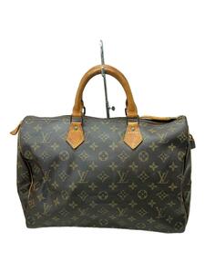 LOUIS VUITTON◆2)スピーディ35_モノグラム・キャンバス_BRW/PVC/BRW