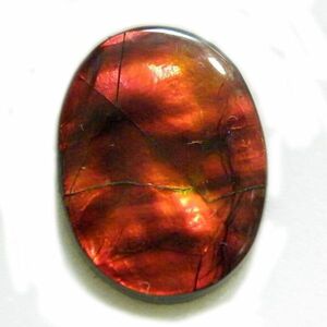 天然石 アンモライト トリプレット ルース 12.5x17mm 6.75ct