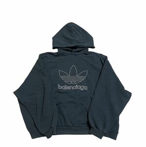 【END購入 納品書有】 balenciaga × adidas large cypress hoodie L / バレンシアガ supreme アディダス fear of god athletics