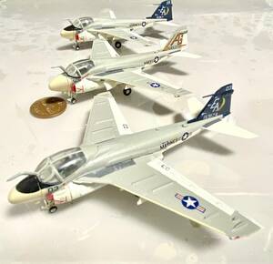 アメリカ空軍 A-6E イントルーダー 組立済 エフトイズ F-toys 艦載機コレクション 1/144 ３機