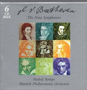 ベートーヴェン：交響曲全集/ケンペ＆ミュンヘン・フィル（６CD)