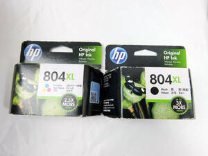 HP 804XL * 純正インク ブラック増量、3色カラー増量 未使用 即決 