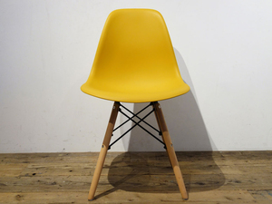 訳あり品 イームズ DSW シェルチェア 椅子 DSWチェア Eames オフィスチェア チェア イス 家具 ダイニング マスタードイエロー NTベース BB