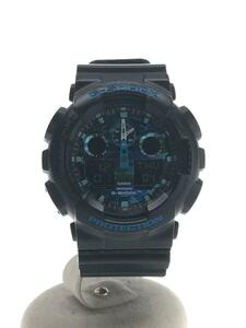 CASIO◆クォーツ腕時計・G-SHOCK/デジアナ/BLK/GRY