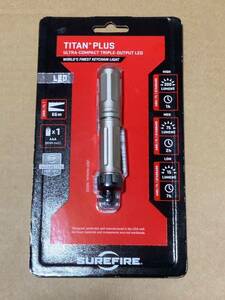 新品未開封 SUREFIRE シュアファイア TITAN PLUS タイタンプラス TITAN-B クイックデタッチテールキャップ付きLED フラッシュライト