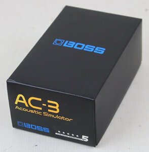 S★中古品★エフェクター 『AC-3 Acoustic Simulator』 BOSS/Roland 4種類のアコースティックギターサウンド 箱・印刷物付属