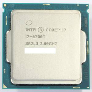 【中古CPU】Intel Core i7-6700T 2.8GHz TB 3.6GHz SR2L3 Socket 1151 4コア8スレッド 