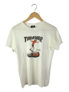 THRASHER◆Tシャツ/S/コットン/ホワイト
