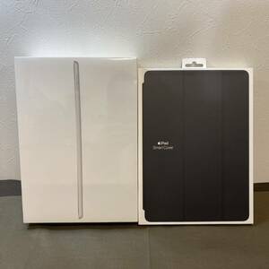 【MH-7125】未開封品 Apple アップル iPad 第9世代 64GB MK2L3J/A Wi-Fiモデル シルバー 未使用 スマートカバー MX4U2FE/A セット