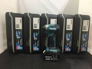 【送料着払い（有料）】【未使用】makita(マキタ) 18v充電式インパクトドライバ ブルー TD173DRGX 5箱セット　/ITMJ8CHGWQW/