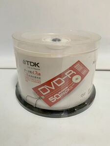 未開封未使用 TDK DVD-Rデータ用 1-8倍速記録対応 50枚入り DVD-R47ALX50PU 112m3050 