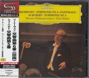 [SHMCD/Universal]ベートーヴェン:交響曲第6番ヘ長調Op.68他/K.ベーム&ウィーン・フィルハーモニー管弦楽団 1971.5他