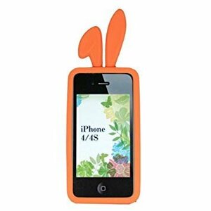 【vaps_3】TMY iPhone4/4S用カバー ロップイヤー 橙 CV-02OR 送込