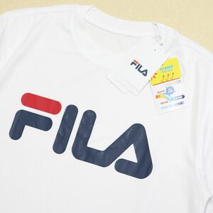 ●送料390円可能商品 フィラ FILA 新品 定番 メンズ COOL 冷感 UVCUT スポーツ 半袖 Tシャツ 白 Lサイズ [412359-WT-L]一 三 弐★QWER