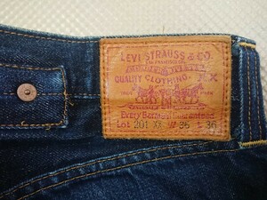 LVC 90s USA製 バレンシア工場 LEVIS リーバイス 201XX デニムパンツ 201-0003 501XX ビンテージ復刻 98年製 555 アメリカ製 ジーンズ レア