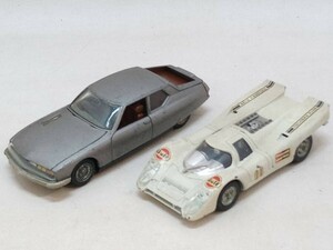 ◆AUTO PILEN 2台セット 1/43 シトロエンSM MOD.339 / ポルシェ917 MOD.331 スペイン製 ヴィンテージ ミニカー 現状品◆K1460